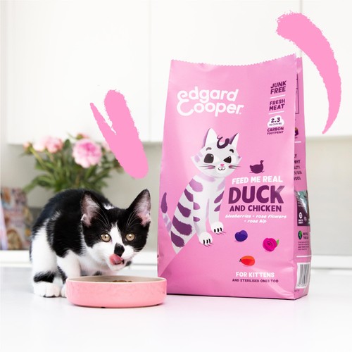 Edgard & Cooper Cat Dry Food Kitten Duck & Chicken