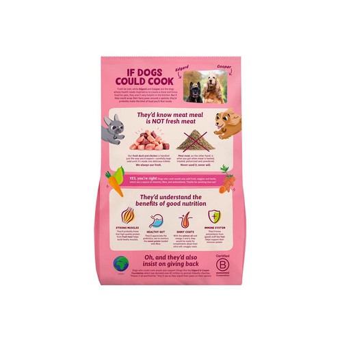 Edgard & Cooper Puppy Grain Free Dry Dog Food Fresh Free-Run Duck & Chicken
