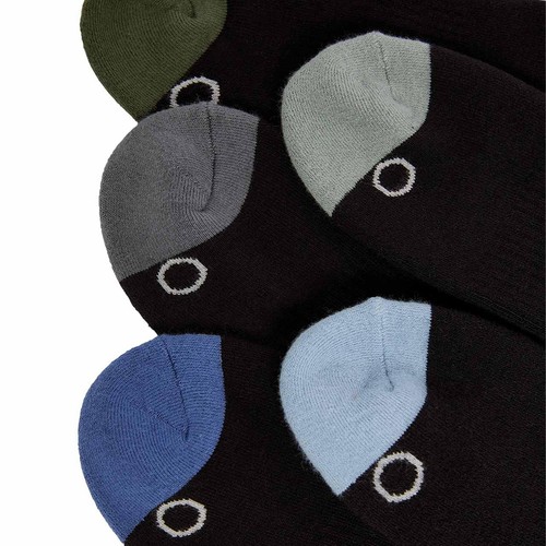 M&S Mens Goodmove 5pk Cool & Fresh Cushioned Sports Socks, 6-8, Black