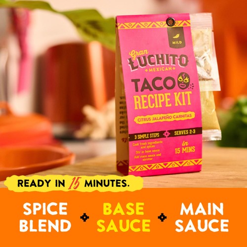 Gran Luchito 'Citrus Jalapeno' Easy Carnitas Taco Recipe Kit