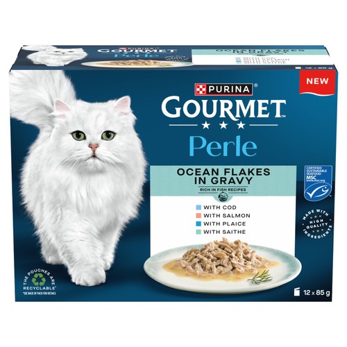 Gourmet Perle Ocean Flakes Wet Cat Food