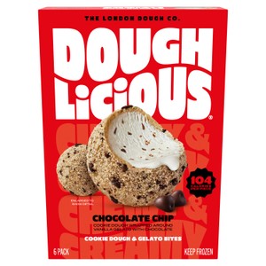 Doughlicious Mint Chocolate Chip Cookie Dough and Gelato Bites 