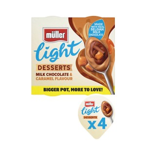 Muller Light Choc Pot Caramel Low Fat Dessert