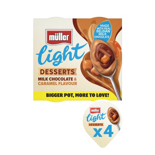 Muller Light Choc Pot Caramel Low Fat Dessert