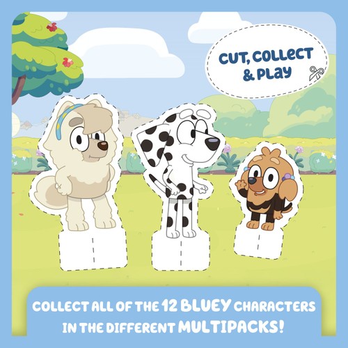 Goodies BLUEY Kids Snack Banana & Strawberry Yoghurt Pouch Multipack