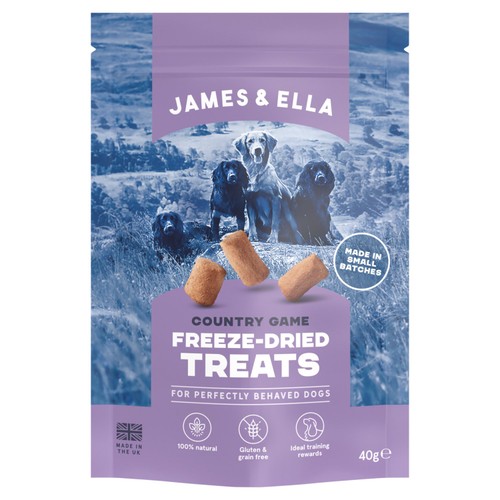 James & Ella Freeze Dried Country Game Dog Treats