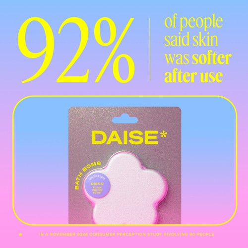 DAISE Disco Bath Bomb in Black Orchid