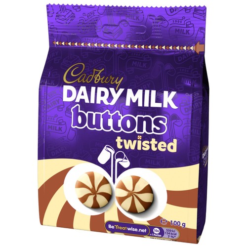 Cadbury Dairy Milk Chocolate Buttons Twisted