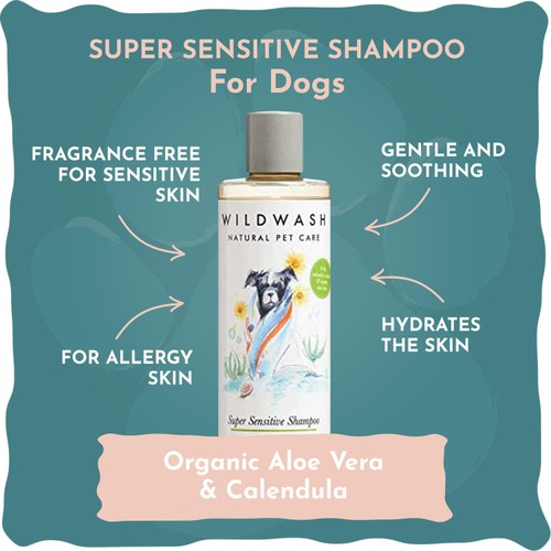 WildWash Pet Super Sensitive Dog Shampoo