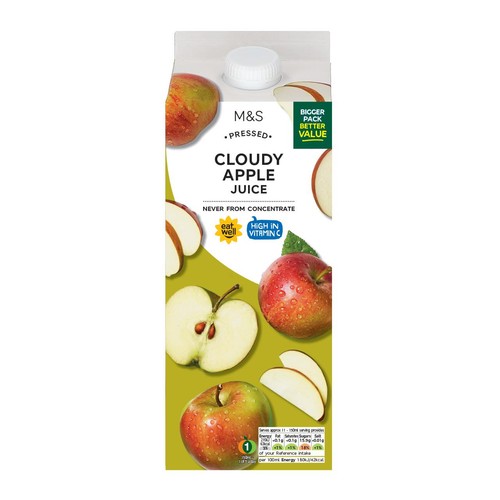 M&S Cloudy Apple Juice