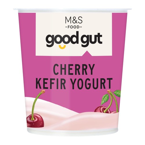 M&S Good Gut Cherry Kefir Yogurt