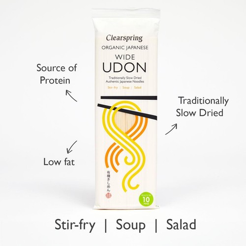 Clearspring Organic Japanese Wide Udon Noodles