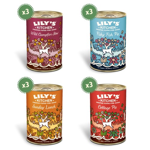 Lily's Kitchen Grain Free Recipes for Dogs Multipack