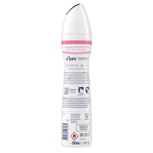 Sure Women 72hr Nonstop Protection Invisible Pure Antiperspirant Deodorant