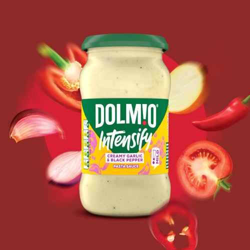Dolmio Intensify Mild Creamy Garlic & Black Pepper Pasta Sauce