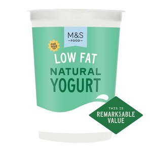 Creamfields Low Fat Natural Yogurt 500G