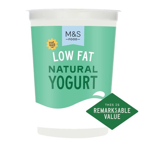 M&S Low Fat Natural Yogurt