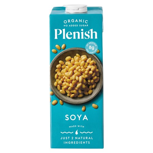Plenish Organic Soya Unsweetened Drink Long Life