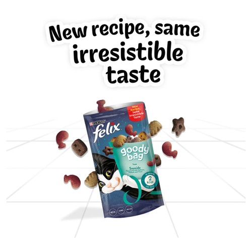 Felix Goody Bag Seaside Salmon Pollock & Trout Cat Treats
