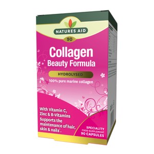 Natures Aid Collagen Beauty Formula Supplement Capsules 