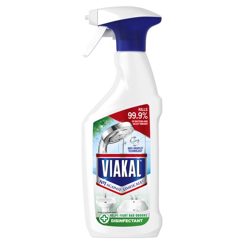 Viakal Bathroom Limescale Remover Anti-Bacterial Spray