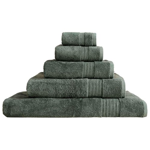 M&S Egyptian Cotton 650GSM Bath Towel, Smokey Green