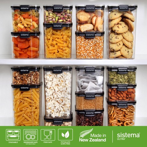 Sistema Ultra Tritan Pantry Container 460ml Airtight Storage