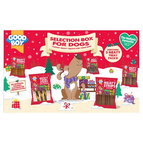 Good Boy Christmas Selection Box for Dogs