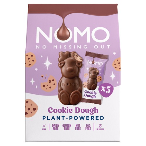 NOMO 5-Pack Mini Cookie Dough Reindeers