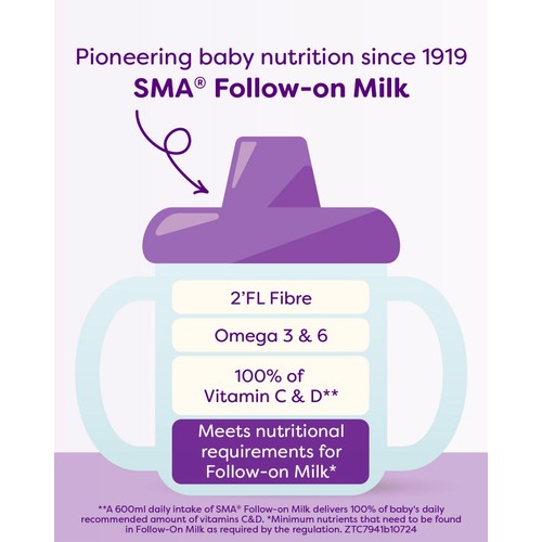 SMA 2 Follow-on Baby Milk Ready Made Liquid Formula 6 Months+ 200ml
