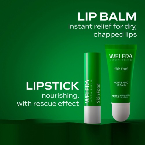 Weleda Skin Food Lip Balm Dry Chapped Lips Glossy Natural Organic