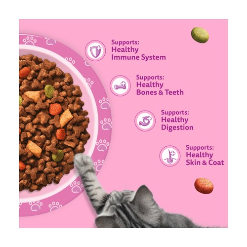 Whiskas 2-12mnths Kitten Dry Cat Food with Chicken