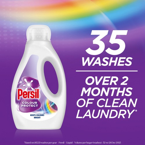 Persil Colour Protect Laundry Detergent Washing Liquid 35 Washes