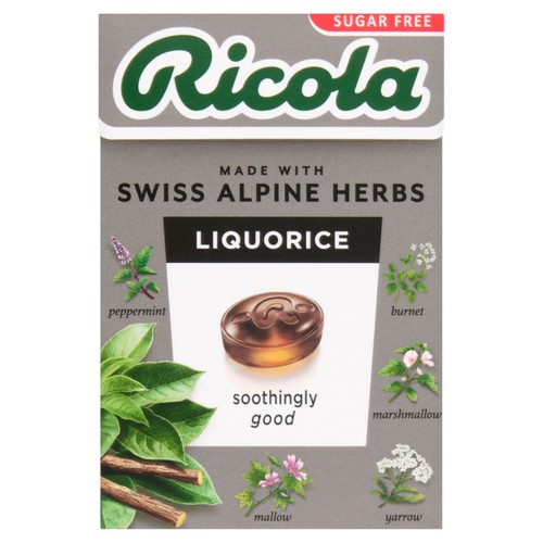 Ricola Liquorice Sugar Free