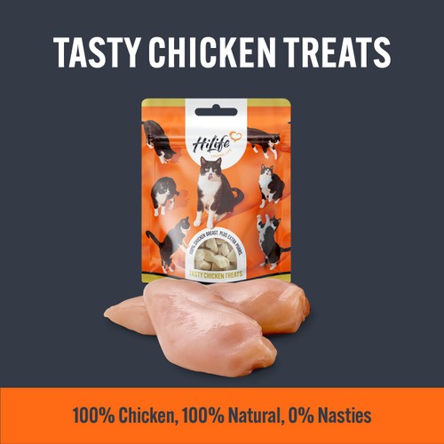 HiLife It's only Natural Chicken Breast Cat Treats