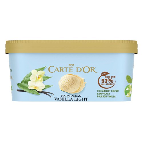 Carte D'Or Madagascan Vanilla Light Ice Cream Tub