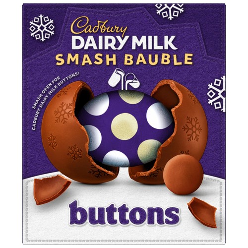 Cadbury Dairy Milk Chocolate Buttons Smash Bauble