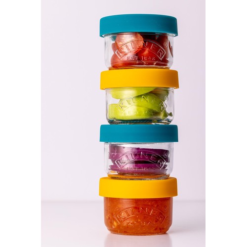 Kilner Set of 2 Snack and Store Pots 125ml