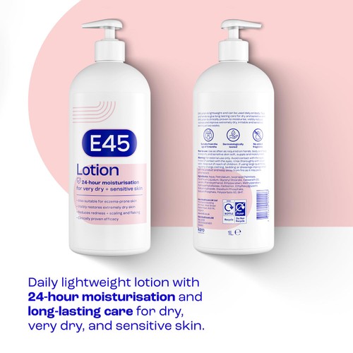 E45 Moisturiser Body Lotion for Dry & Sensitive Skin