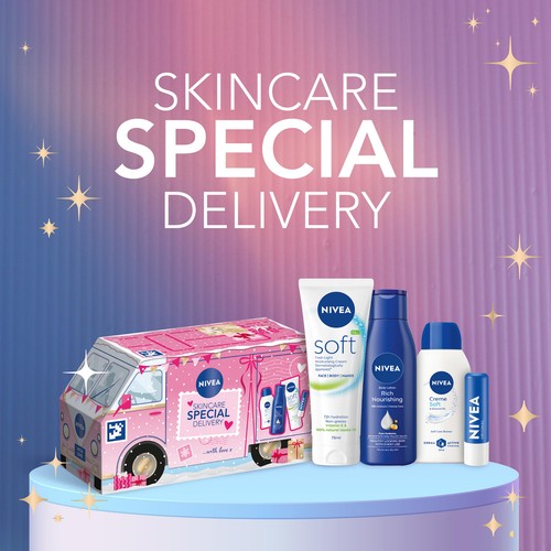 NIVEA Skincare Special Delivery Van Gift Set