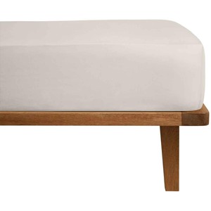 Cotton Fitted Sheet, Linen, Double