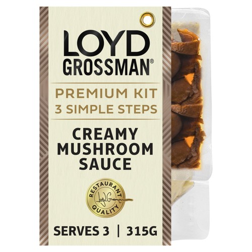 Loyd Grossman Creamy Mushroom Pasta Sauce Kit