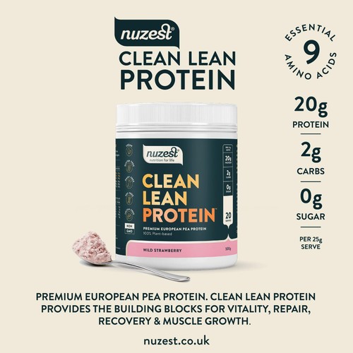 Nuzest Wild Strawberry Clean Lean Protein Powder 