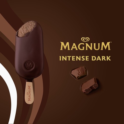 Magnum Collection Intense Dark Chocolate Ice Cream Sticks