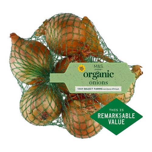 M&S Organic Brown Onions