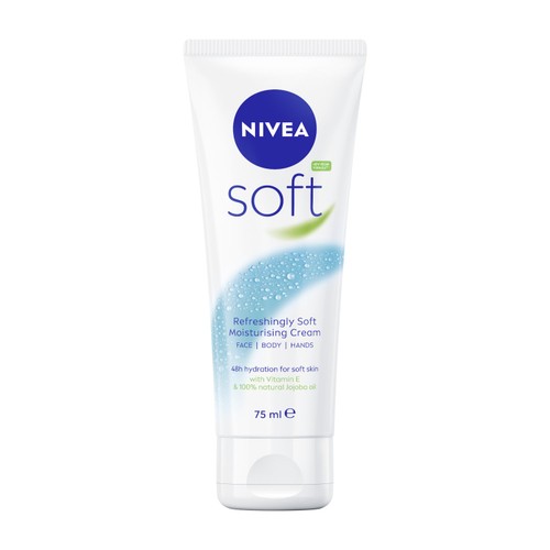 NIVEA Soft Moisturiser Cream for Face Hands & Body