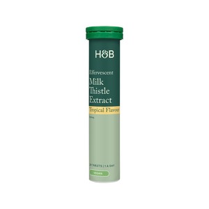 Holland & Barrett Effervescent Milk Thistle Extract 100mg Tablets Tropical