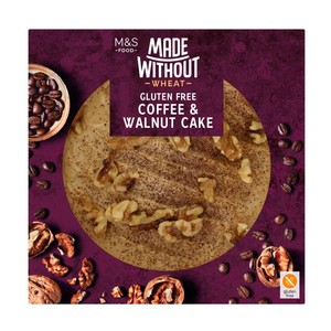 M&S Made Without Coffee & Walnut Cake