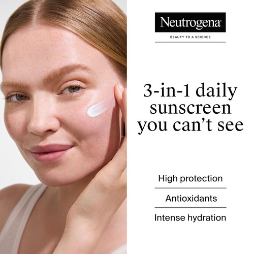 Neutrogena Ultra Sheer Face Sunscreen Hydrating Fluid SPF50