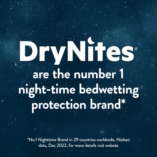 Huggies DryNites Girls Pyjama Pants, 8-15 Yrs (27-57kg)